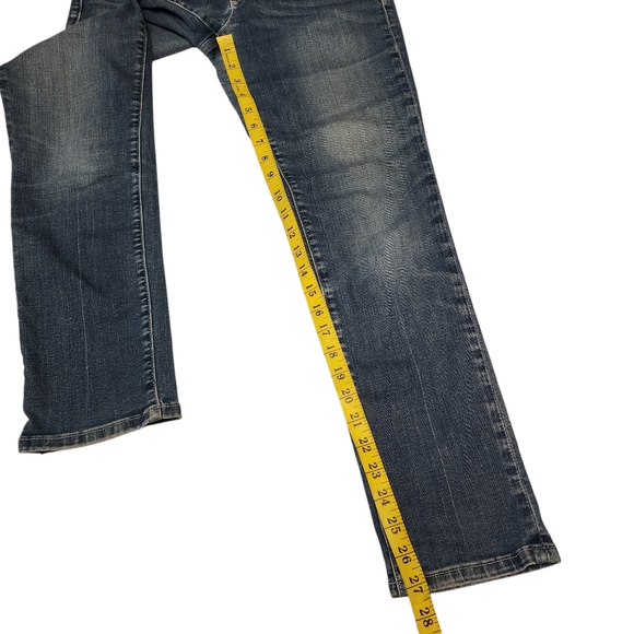 Pilcro and the Letterpress Mid-rise Serif Boyfriend Jeans 30 - Picture 9 of 13